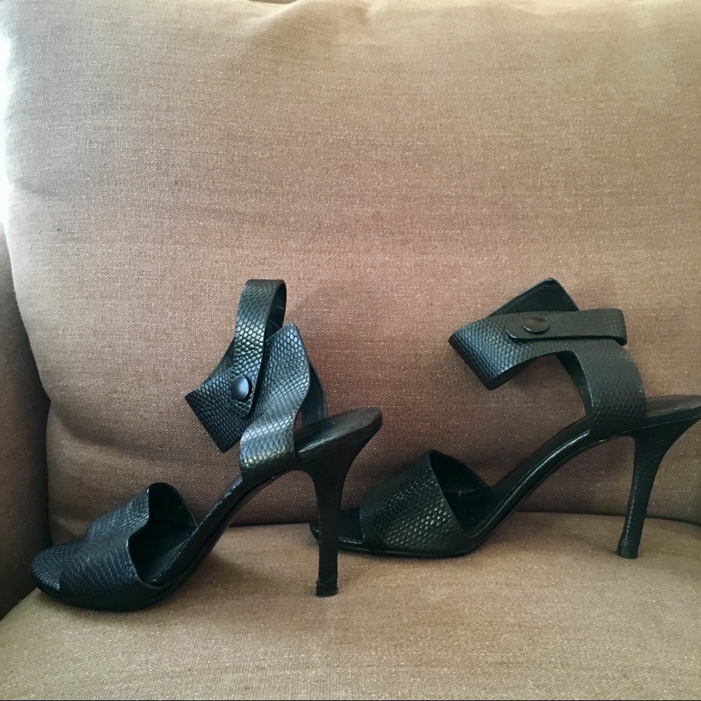 Alexander Wang Amber Black Heels 39 8-8.5 - Picture 3 of 8